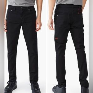 Men’s Ksubi Chitch Laid Slim Fit Jeans in black. Size 33”